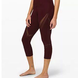 Wunder Under High Rise Crop 21" Mesh Luxtreme